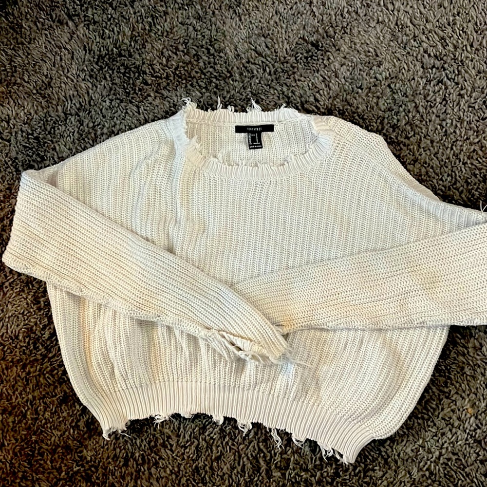 Fringe sweater